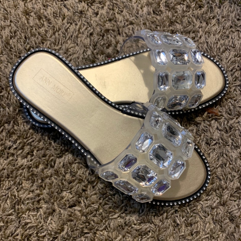 Jumbo Rhinestone Sandals